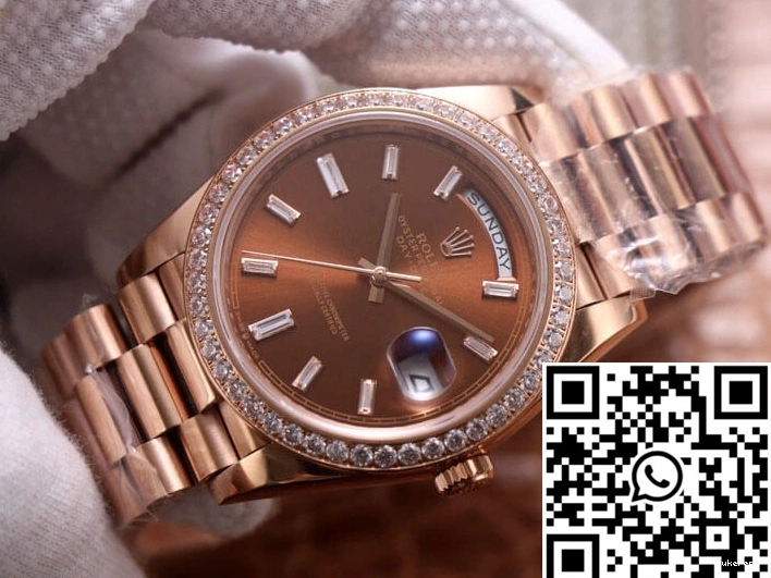 Color Rolex Dial Factory Unique Chocolate EW Diamond 974 Day-Date M228345RBR-0006 0709